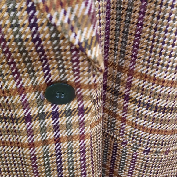 Vintage Evan-Picone| Brown Boxy Womens Blazer Size 18W - Picture 6 of 8